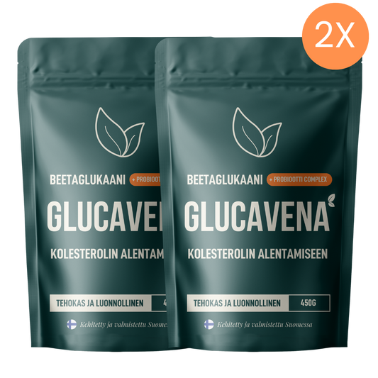 Glucavena - tuplapakkaus ja ilmainen kuljetus